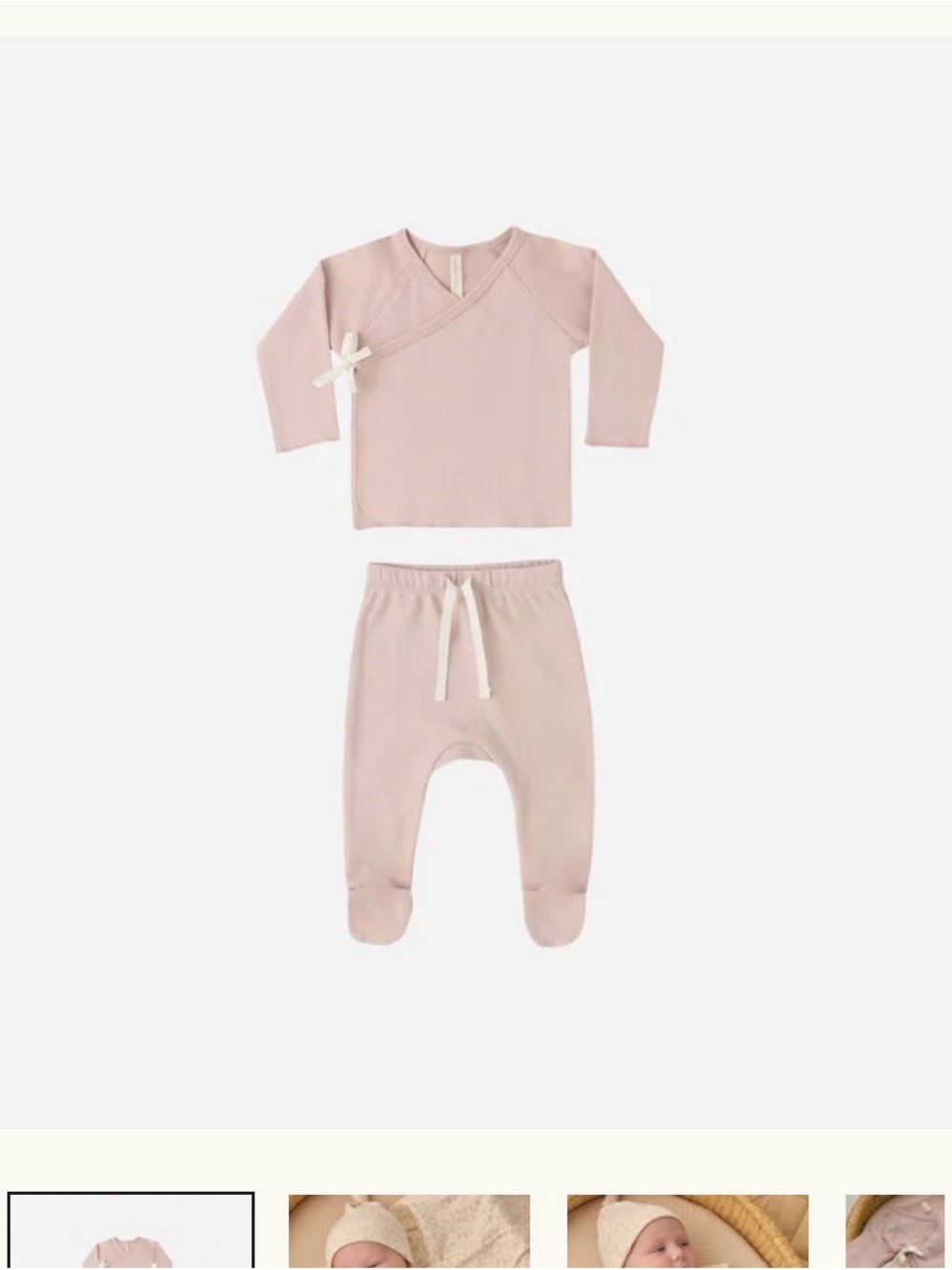 Rylee and Cru Soft wrap top and footed pant